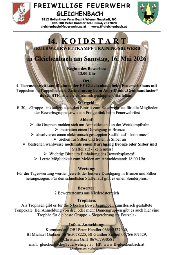 Koidstart Gleichenbach