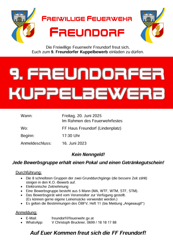 9.Freundorfer Kuppelbewerb